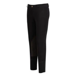 TuffRider Children's Starter Lowrise Pull-On Knee Patch Breeches 31 TuffRider Children's Starter Lowrise Pull-On Knee Patch Breeches -Cavallo Shop 100567 479 16 black 1