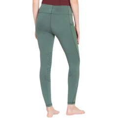 TuffRider Ladies Minerva EquiCool Tights 34 TuffRider Ladies Minerva EquiCool Tights -Cavallo Shop 100968 dkgrn 3