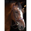 KL Select Italia Foxwell Hunt Bridle -Cavallo Shop 111104 06 KL Foxwell.Hunt .Bridle Brown Front