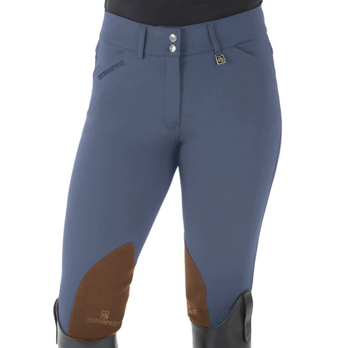 Romfh Ladies Sarafina Euro Seat Knee Patch Breeches 6 Romfh Ladies Sarafina Euro Seat Knee Patch Breeches - Image 4