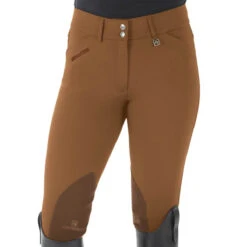 Romfh Ladies Sarafina Euro Seat Knee Patch Breeches 27 Romfh Ladies Sarafina Euro Seat Knee Patch Breeches -Cavallo Shop 468455 ERS Romfh.Ladies.Sarafina.Euro .Seat .KneePatch.Breech Classic.Maple