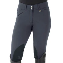 Romfh Ladies Sarafina Euro Seat Knee Patch Breeches 33 Romfh Ladies Sarafina Euro Seat Knee Patch Breeches -Cavallo Shop 468455 ERS Romfh.Ladies.Sarafina.Euro .Seat .KneePatch.Breech Pewter