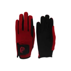 TuffRider Children's Performance Riding Gloves -Cavallo Shop 9215 tf kids.perf .glvs red front