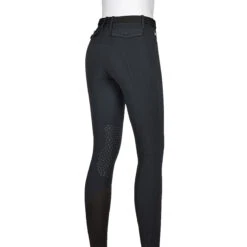 Equiline ATIRK Women's Knee Grip Breeches In 4 Seasons B-Move -Cavallo Shop AtirK EQuline N08981 Black Back