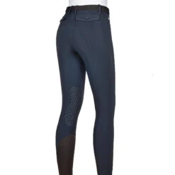 Equiline ATIRK Women's Knee Grip Breeches In 4 Seasons B-Move -Cavallo Shop AtirK EQuline N08981 Blue Back