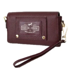 Oakbark & Chrome Rider Belt Bag -Cavallo Shop BB CAB 101 Oakbark chrome riderbeltbag cabernet.3