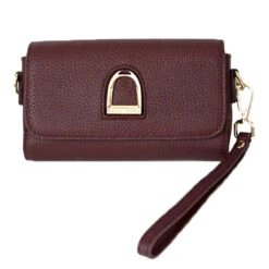 Oakbark & Chrome Rider Belt Bag -Cavallo Shop BB CAB 101 Oakbark chrome riderbeltbag cabernet.4