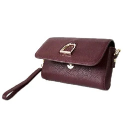 Oakbark & Chrome Rider Belt Bag -Cavallo Shop BB CAB 101 Oakbark chrome riderbeltbag cabernet.5