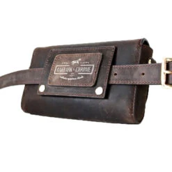 Oakbark & Chrome Rider Belt Bag -Cavallo Shop BB HAV 001 Oakbark chrome Riderbeltbag cabernet.12