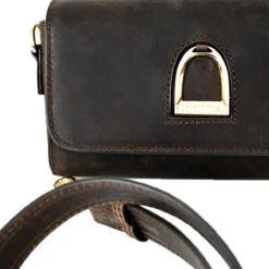 Oakbark & Chrome Rider Belt Bag -Cavallo Shop BB HAV 001 Oakbark chrome Riderbeltbag havana3