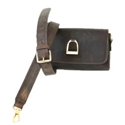 Oakbark & Chrome Rider Belt Bag -Cavallo Shop BB HAV 001 Oakbark chrome Riderbeltbag havana5