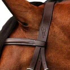 Equiline Scott Stewart Hunter Bridle -Cavallo Shop BJ150 EQline Scott.Stewart.Hunter.Bridle Brown Logo