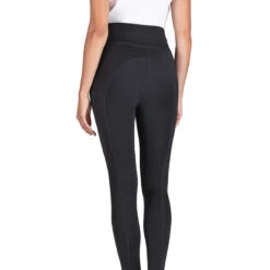 Equiline Women's Cerink Knee Grip Riding Leggings -Cavallo Shop EQLine ES123 N09050 006 Black Back