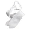 Equiline Men's New Quick Tie - Satin Tie With Quick System Closure -Cavallo Shop EQline 181 T00772001 White