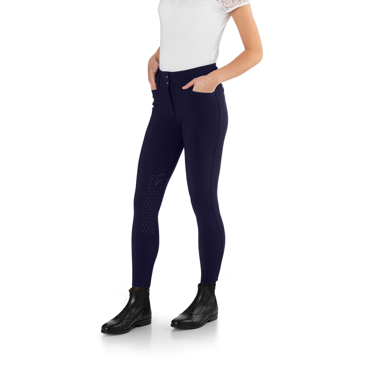 Ego 7 Women's Jumping CA Knee Patch Breech 6 Ego 7 Women's Jumping CA Knee Patch Breech - Image 4