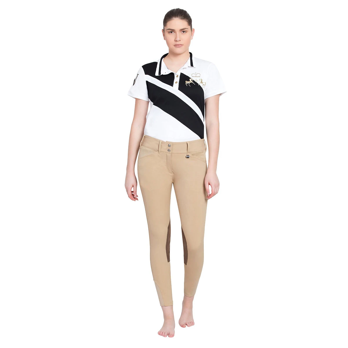Equine Couture Ladies Coolmax Champion Knee Patch Breeches 4 Equine Couture Ladies Coolmax Champion Knee Patch Breeches - Image 2