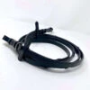 Halter Ego Black Flat Leather Rubber Lined Reins With Stops