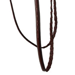 Huntley Equestrian Classic Fancy Stitched Hunter Bridle With Reins -Cavallo Shop Huntley.Equestrian Classic.Fancy .Stitched.Bridle.With .Reins Brown Detail.5