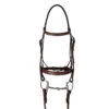 Huntley Equestrian Classic Fancy Stitched Hunter Bridle With Reins -Cavallo Shop Huntley.Equestrian Classic.Fancy .Stitched.Bridle.With .Reins Brown Front