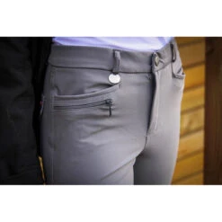 Jump'in Unisex Junior Sacha Breeches 19 Jump'in Unisex Junior Sacha Breeches -Cavallo Shop Jump.In Unisex.Junior.Sacha .Breeches Grey Pocket