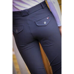 Jump'in Unisex Junior Sacha Breeches 17 Jump'in Unisex Junior Sacha Breeches -Cavallo Shop Jump.In Unisex.Junior.Sacha .Breeches Navy Back
