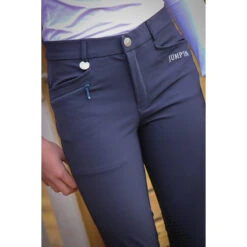 Jump'in Unisex Junior Sacha Breeches 14 Jump'in Unisex Junior Sacha Breeches -Cavallo Shop Jump.In Unisex.Junior.Sacha .Breeches Navy Front.2