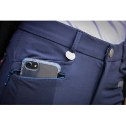 Jump'in Unisex Junior Sacha Breeches 16 Jump'in Unisex Junior Sacha Breeches -Cavallo Shop Jump.In Unisex.Junior.Sacha .Breeches Navy Front.Pocket