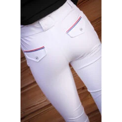 Jump'in Unisex Junior Sacha Breeches 23 Jump'in Unisex Junior Sacha Breeches -Cavallo Shop Jump.In Unisex.Junior.Sacha .Breeches White Back