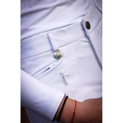 Jump'in Unisex Junior Sacha Breeches 22 Jump'in Unisex Junior Sacha Breeches -Cavallo Shop Jump.In Unisex.Junior.Sacha .Breeches White Front.Pocket