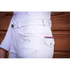 Jump'in Unisex Junior Sacha Breeches 21 Jump'in Unisex Junior Sacha Breeches -Cavallo Shop Jump.In Unisex.Junior.Sacha .Breeches White Logo