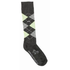 USG Karo Socks -Cavallo Shop KARO KL.USG Socks Dk.Grey .Lt .Grey .Mint Front