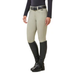 Kerrits Women's 3-Season Tailored Knee Patch Breech -Cavallo Shop Kerrits 40681P Sand Side