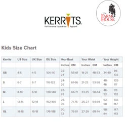 Kerrits Kids Ice Fil Full Seat Tech Tight -Cavallo Shop Kerrits Kids.Shirts.and .Pants .Size .Charts 0241731d 7662 4408 a29b 7934bb26d6e5
