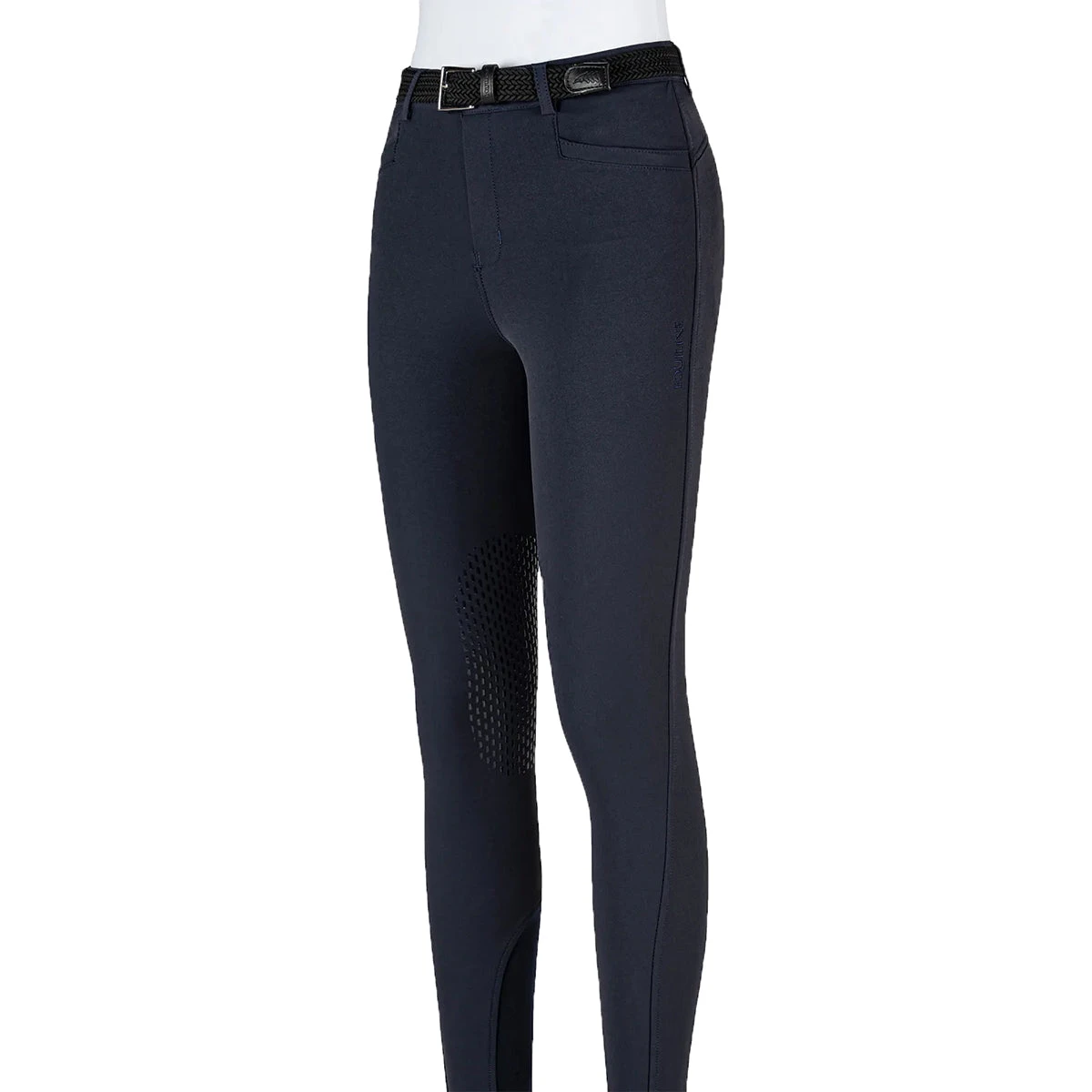 Equiline Girl's JinaK Knee Patch Breeches 6 Equiline Girl's JinaK Knee Patch Breeches - Image 4