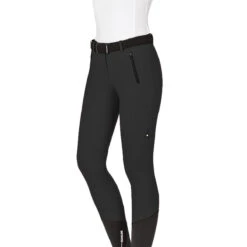 Equiline CantaK Women's B-Move Knee Patch Breeches 9 Equiline CantaK Women's B-Move Knee Patch Breeches -Cavallo Shop N08975 Cantak 006 Front DEA