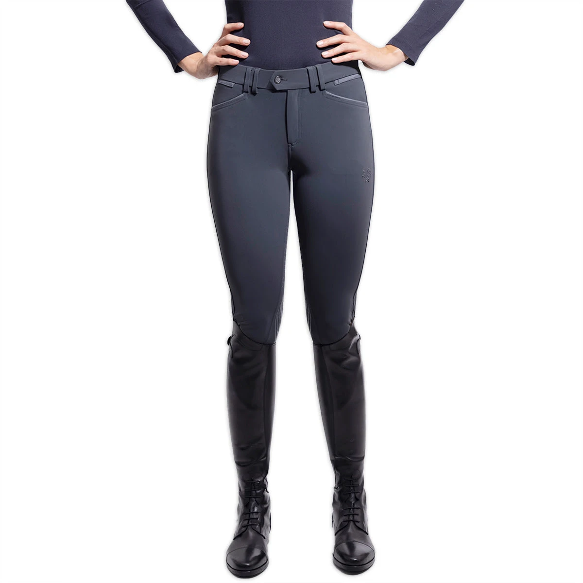 Samshield Women's Mathilde Satin Knee Patch Breeches 3 Samshield Women's Mathilde Satin Knee Patch Breeches