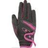 RSL By USG Luca Kid's Gloves -Cavallo Shop UG001 KL RSL.Luca .Kids .Gloves Blk.Pink Front