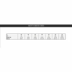 Vestrum Men's San Diego Knee Patch Breeches -Cavallo Shop Vestrum Mens.Breeches Size.Guide 117b8085 39aa 4258 abdd e147e4317a4d