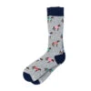 Wild Attire Inc. Horsin' Around Carded Cotton Socks -Cavallo Shop Wild.Attire.Inc gray carded cotton horsin around AS180701 01