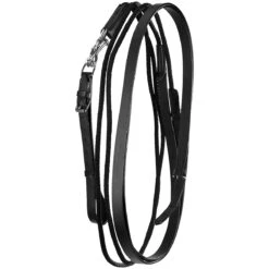 HDR Draw Reins With Snaps -Cavallo Shop black3