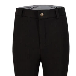 TuffRider Children's Ribb Knee Patch Breeches -Cavallo Shop black4 71230.1588684594.1280.1280