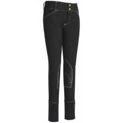 Equine Couture Children's Sportif Natasha Knee Patch Breeches -Cavallo Shop black 16891.1588624776.1280.1280