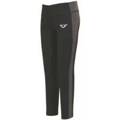 TuffRider Children's Ventilated Schooling Tights 24 TuffRider Children's Ventilated Schooling Tights -Cavallo Shop charcoal black 22501.1583525672.1280.1280