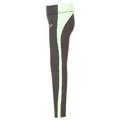 TuffRider Children's Ventilated Schooling Tights 34 TuffRider Children's Ventilated Schooling Tights -Cavallo Shop charcoal neon GREEN3 75805.1583525667.1280.1280