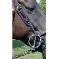 Nunn Finer Leather Gag Cheeks -Cavallo Shop cheekbrown2