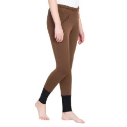 TuffRider Ladies Unifleece Pull-On Winter Breeches -Cavallo Shop chocolate2 88448.1588623838.1280.1280