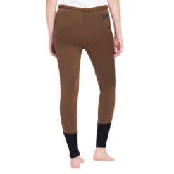 TuffRider Ladies Unifleece Pull-On Winter Breeches -Cavallo Shop chocolate3 63483.1588623837.1280.1280