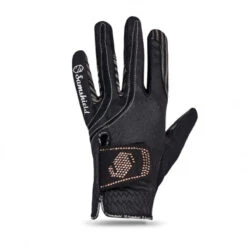 Samshield V Skin Swarovski Gloves- Rose Gold Crystals -Cavallo Shop gloveblack5 11363.1586355543.1280.1280