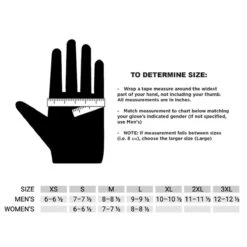 RSL By USG Palma Riding Gloves 7 RSL By USG Palma Riding Gloves -Cavallo Shop glovesizemeasurechart