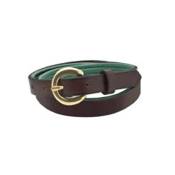 Perri's Padded Leather Belt -Cavallo Shop havana huntergreen 74454.1588165834.1280.1280